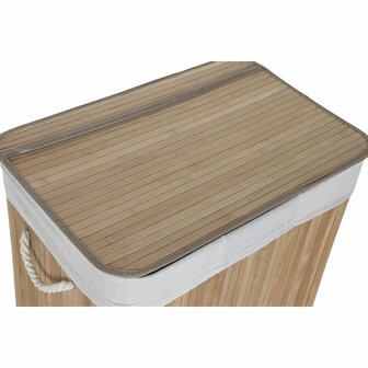 Wasmand Home ESPRIT Wit Natuurlijk Bamboe 140 L 60 x 40 x 60 cm 3