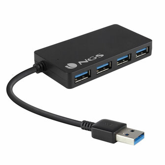 USB-HUB 4 Poorten NGS iHub 3.0 Zwart 1