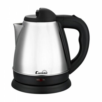 Waterkoker COMELEC D227990 1,2 L 1600W Wit Zwart Zwart/Zilverkleurig Zilverkleurig Roestvrij staal 1200 W 1600 W 1 L 1