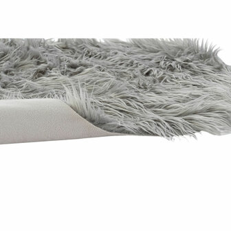 Tapijt DKD Home Decor Grijs Met huid 60 x 90 x 2 cm 2