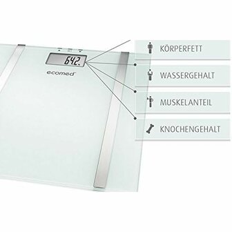 Digitale Personenweegschaal Medisana PS70E Roestvrij staal 150 kg 180 kg 2