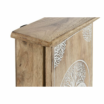 Sleutelkastje Home ESPRIT Wit Natuurlijk 18 x 7,5 x 28 cm 2
