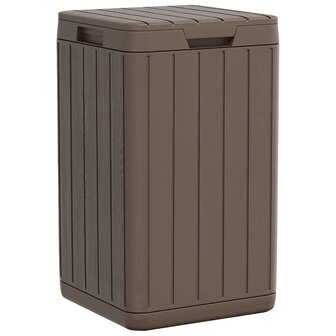 Tuinafvalbak 38x38x65 cm polypropeen bruin 2