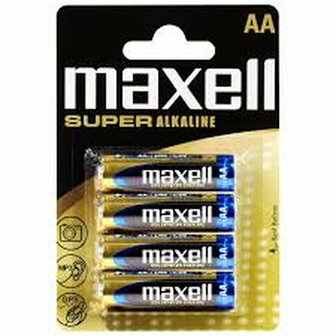 Batterijen Maxell AA 1,5 V (4 Stuks) 1