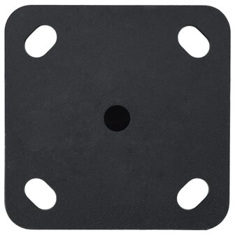 Parasolvoet voor &Oslash;32/34/38 mm stok staal matzwart 4