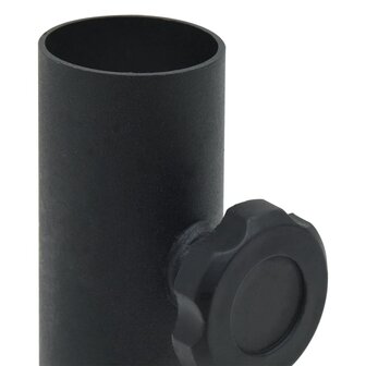 Parasolvoet voor &Oslash;32/34/38 mm stok staal matzwart 5
