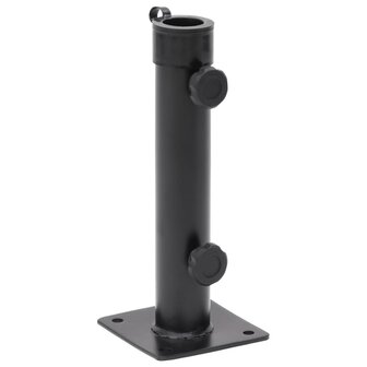 Parasolvoet voor &Oslash;38/48 mm stok staal matzwart 1