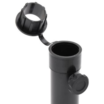 Parasolvoet voor &Oslash;38/48 mm stok staal matzwart 5