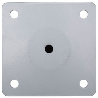 Parasolvoet voor &Oslash;38/48 mm stok staal zilverkleurig 4