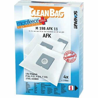 Stofzuigerzak Scanpart M 198 AFK 11 AFK BORK 4UD 1