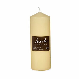 Kaars Acorde CY70200M Cr&egrave;me 7 x 19,7 x 7 cm (4 Stuks) 2