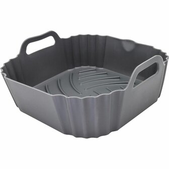 Herbruikbare siliconen schaal voor heteAirfryer Vin Bouquet 20 cm 1