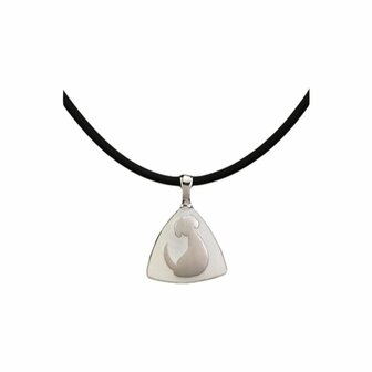 Dames hanger Pet Zen 15 X 16 MM Zilverkleurig 1