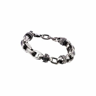 Police PJ22257BSS-01 Roestvrij staal 18 cm Heren armband 1