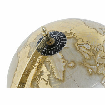 Wereldbol Home ESPRIT Wit Gouden PVC Marmer 27 x 25 x 40 cm 4