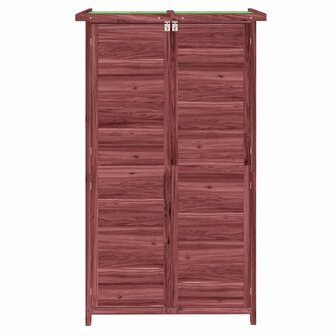 Tuinschuur 83x57x140 cm massief grenenhout mokkakleurig 4