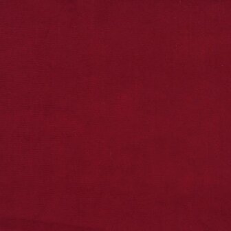 Bankje 100x35x41 cm fluweel wijnrood 6
