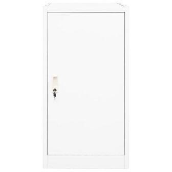 Zadelkast 53x53x105 cm staal wit    2