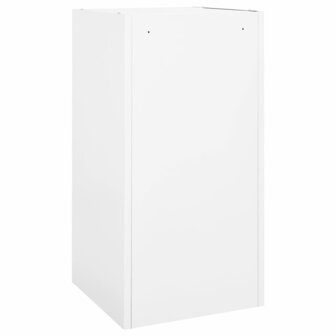 Zadelkast 53x53x105 cm staal wit    4