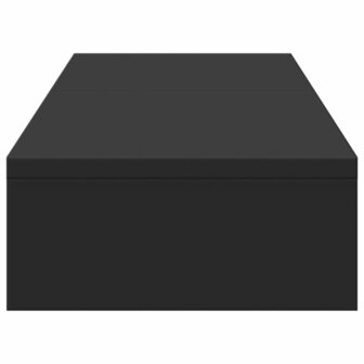 Monitorstandaard verstelbaar 80x24x10,5 cm bewerkt hout zwart 5
