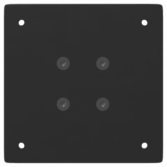 Salontafelpoten 4 st 42 cm staal zwart 7