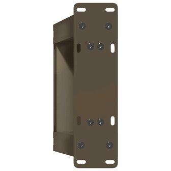 Salontafelpoten 2 st U-vormig 30x(30-31) cm staal naturel 7