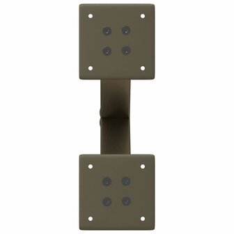 Salontafelpoten 2 st X-vormig 30x(30-31) cm staal naturel 6