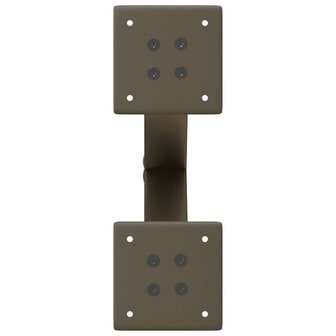 Salontafelpoten 2 st X-vormig 37x(30-31) cm staal naturel 6
