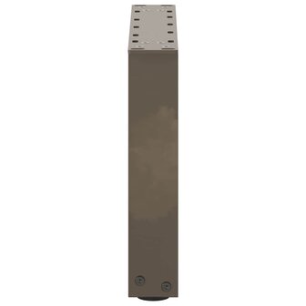 Salontafelpoten 2 st U-vormig 40x(30-31) cm staal naturel 6