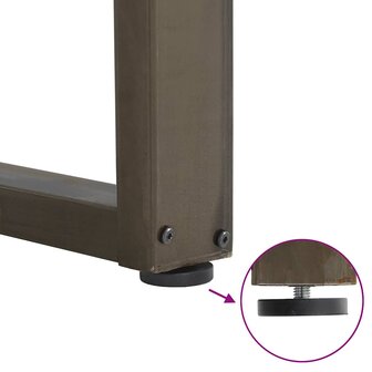 Salontafelpoten 2 st U-vormig 40x(30-31) cm staal naturel 9