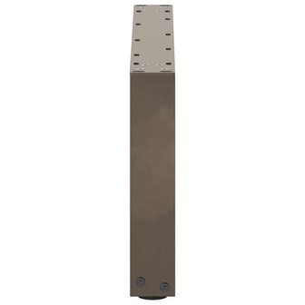 Salontafelpoten 2 st U-vormig 60x(30-31) cm staal naturel 6