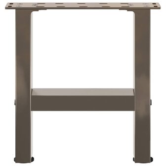 Salontafelpoten 2 st 30x (30-31) cm staal naturel staal 5