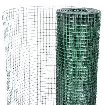 Kippengaas 1x25 m gegalvaniseerd staal groen 4