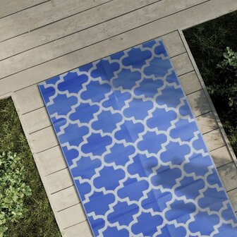 Buitenkleed ARAKIL 80x150 cm polypropeen blauw 1