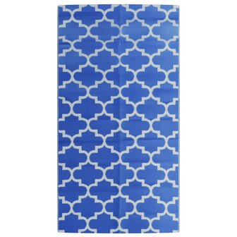 Buitenkleed ARAKIL 80x150 cm polypropeen blauw 2
