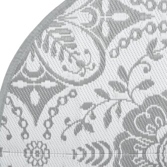 Buitenkleed ARAKIL &Oslash; 120 cm polypropeen lichtgrijs 4