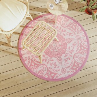 Buitenkleed ARAKIL &Oslash;120 cm polypropeen roze 1