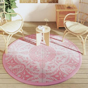 Buitenkleed ARAKIL &Oslash;160 cm polypropeen roze 3