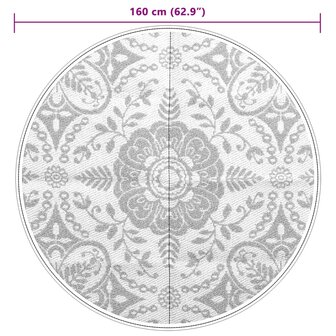 Buitenkleed ARAKIL &Oslash;160 cm polypropeen roze 6
