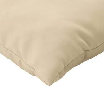 Bankkussens 4 st 60x60 cm stof beige 6