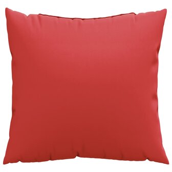 Bankkussens 4 st 60x60 cm stof rood 3