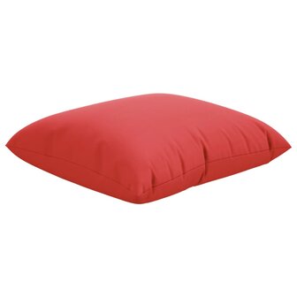 Bankkussens 4 st 60x60 cm stof rood 5