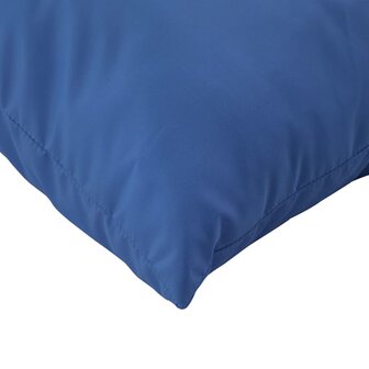Bankkussens 4 st 60x60 cm stof koningsblauw 6