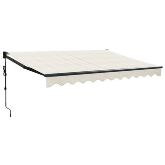 Luifel automatisch uitschuifbaar 3x2,5 m cr&egrave;mekleurig 2