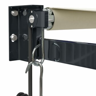 Luifel automatisch uitschuifbaar 4x3 m cr&egrave;mekleurig 7