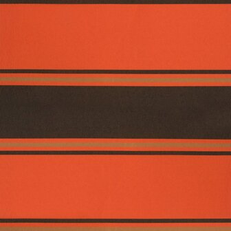 Luifel automatisch uitschuifbaar 3x2,5 m oranje en bruin 9