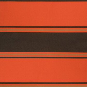 Luifel automatisch uitschuifbaar 4x3 m oranje en bruin 9