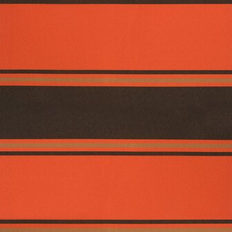 Luifel automatisch uitschuifbaar 4,5x3 m oranje en bruin 9