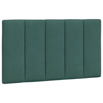 Bed met matras fluweel donkergroen 80x200 cm 5