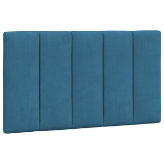 Bed met matras fluweel blauw 90x190 cm 5